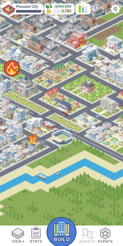 pocket city layout