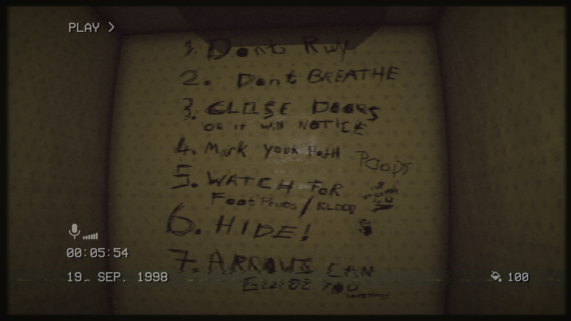 The Backrooms 1998 Found Footage Survival Horror Game